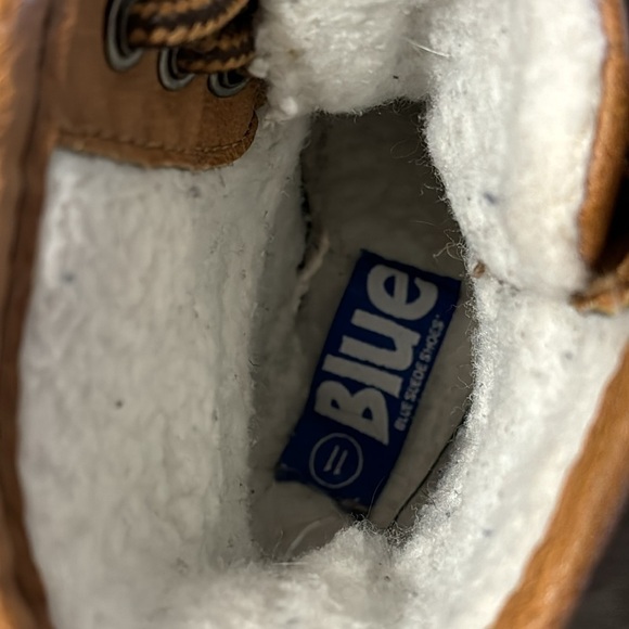 EUC! BLUE SUEDE SHOES HUEY TODDLER FLEECE LINED LACE UP DUCK BOOTS - Picture 10 of 13